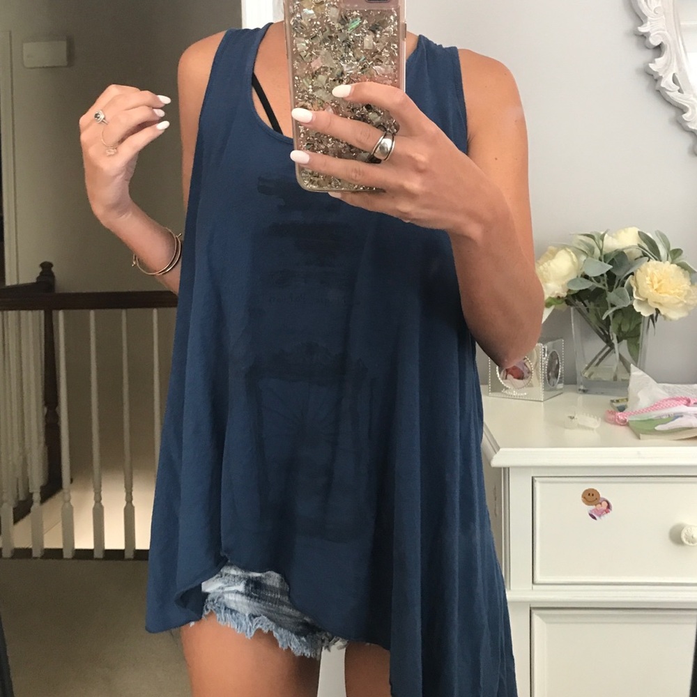 Free People Navy Tank - Size s